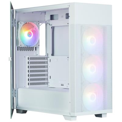 Zalman skříň S5 Neo White / ATX / 4x120mm RGB Fan / USB 3.0 / USB 2.0 / bílá