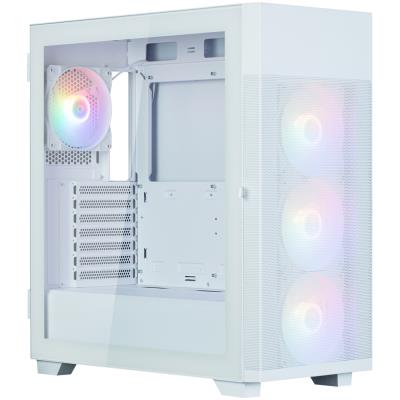 Zalman skříň S5 Neo White / ATX / 4x120mm RGB Fan / USB 3.0 / USB 2.0 / bílá