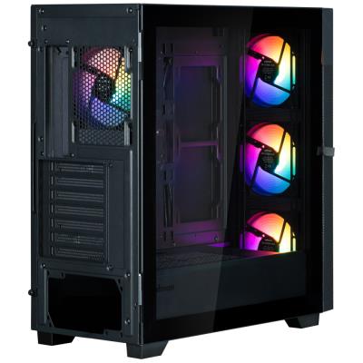 Zalman skříň S5 Neo Black / ATX / 4x120mm RGB Fan / USB 3.0 / USB 2.0 / černá