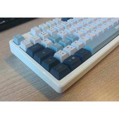 POŠKOZENÝ OBAL - MSI herní klávesnice FORGE GK600 TKL Sky/ bezdrátová 2,4GHz+BT/ mechanická/ RGB/ USB-C/ display/ CZ+SK layout