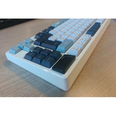 POŠKOZENÝ OBAL - MSI herní klávesnice FORGE GK600 TKL Sky/ bezdrátová 2,4GHz+BT/ mechanická/ RGB/ USB-C/ display/ CZ+SK layout