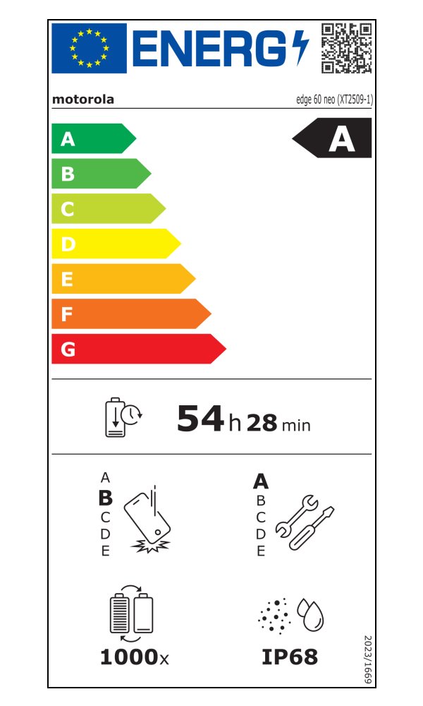 Motorola EDGE 60 Neo - PANTONE Grisaille   6,36" / single SIM + eSIM/ 12GB/ 256GB/ 5G/ Android 15