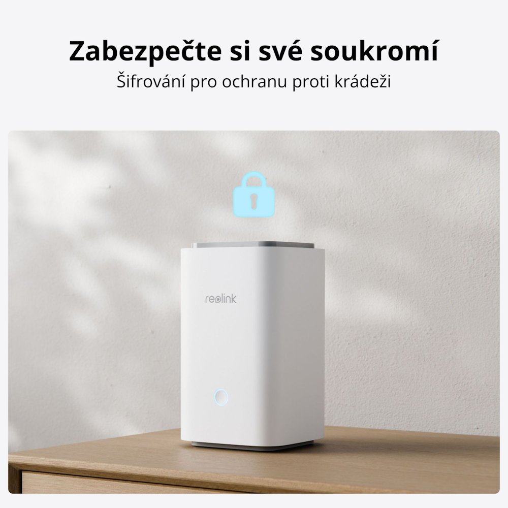 Reolink Hub 1 pro až 8 kamer, 2x SD až 512GB, WiFi 6, 1x WAN