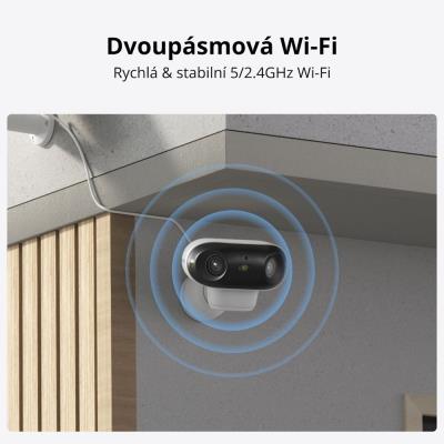 Reolink Argus Series B740X 8MPx venkovní bateriová IP kamera, panorama 180° , 5120x1440, SD, audio, bat 5000mAh