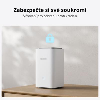 Reolink Hub 1 pro až 8 kamer, 2x SD až 512GB, WiFi 6, 1x WAN