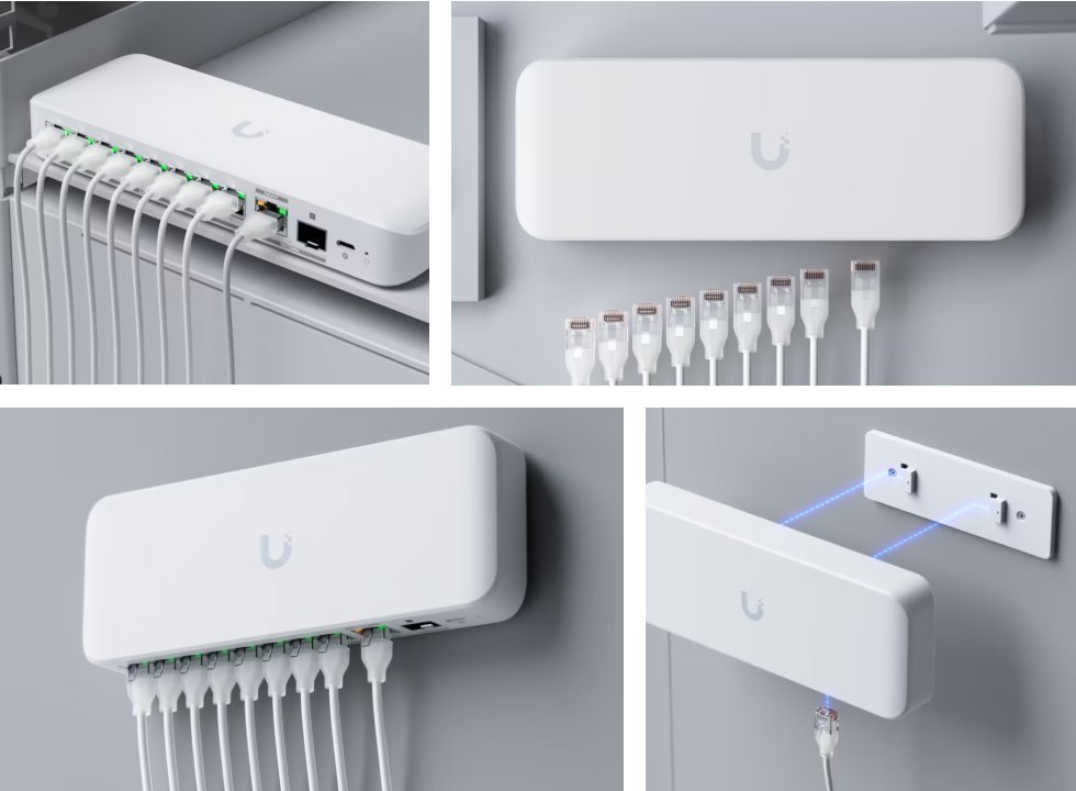 ROZBALENÉ - Ubiquiti UniFi Switch Flex 2.5G 8 - 8x 2.5GbE, 1x 10GbE/ SFP+ port combo - Výprodej