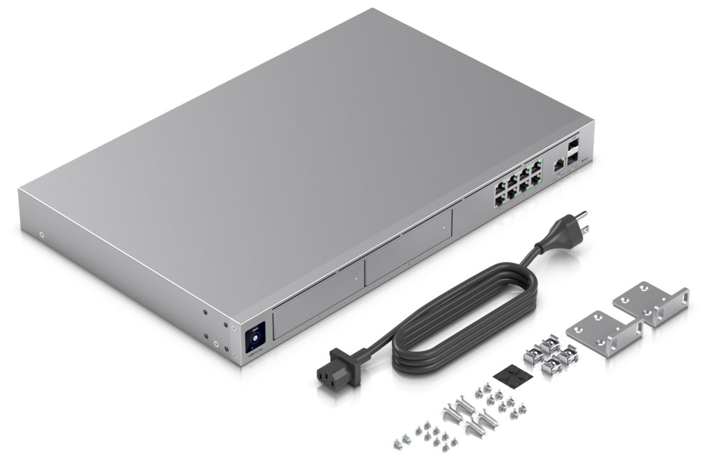 POUŽITÉ - Ubiquiti UniFi Dream Machine Pro Max - Router, Full UniFi OS, IDS/IPS, 8x GbE, 1x 2.5GbE, 2x SFP+