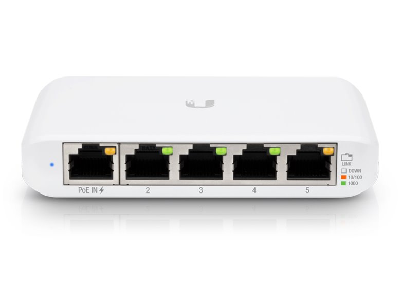 ROZBALENÉ - Ubiquiti UniFi Switch Flex Mini - 5x GbE, 1x PoE In
