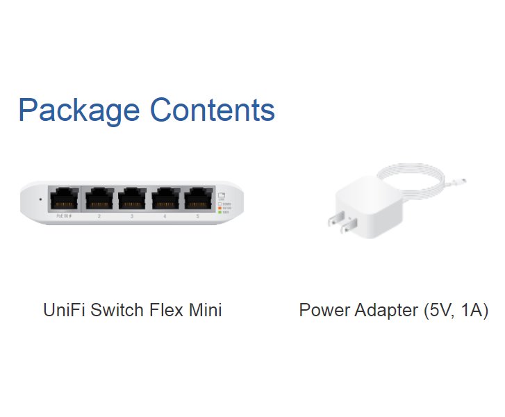 ROZBALENÉ - Ubiquiti UniFi Switch Flex Mini - 5x GbE, 1x PoE In