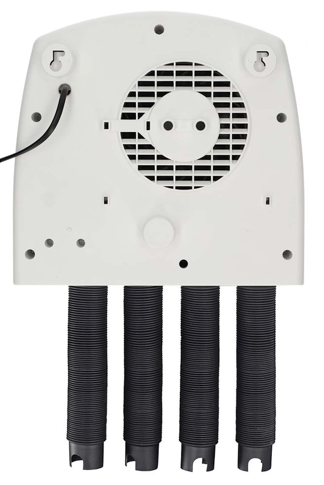 NEDIS vysoušeč obuvi/ 350 W/ 45 °C/ pro dva páry bot nebo holínek/ bílý