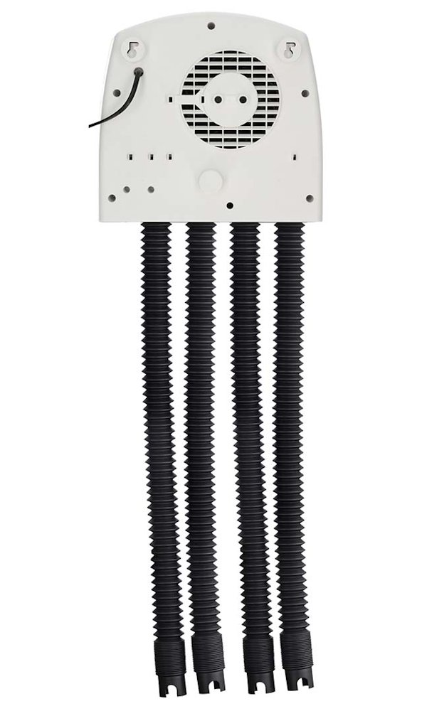 NEDIS vysoušeč obuvi/ 350 W/ 45 °C/ pro dva páry bot nebo holínek/ bílý