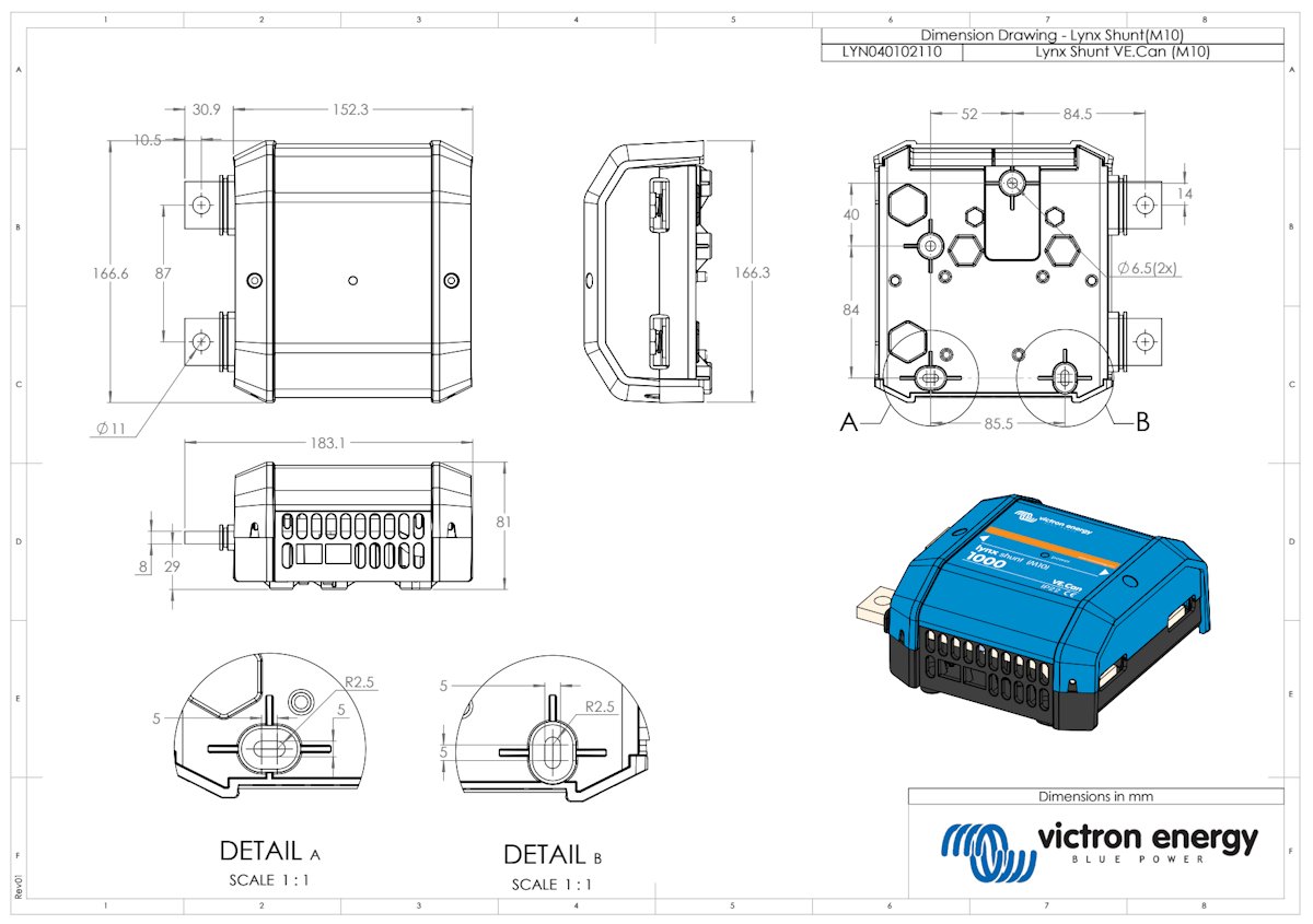 Victron Lynx Shunt VE.Can (M10)