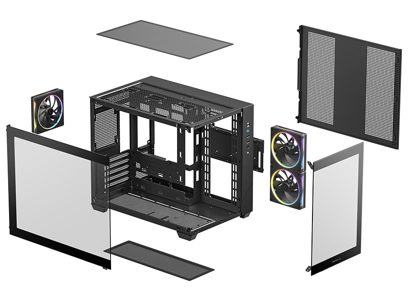 DEEPCOOL skříň CG330 3F černá