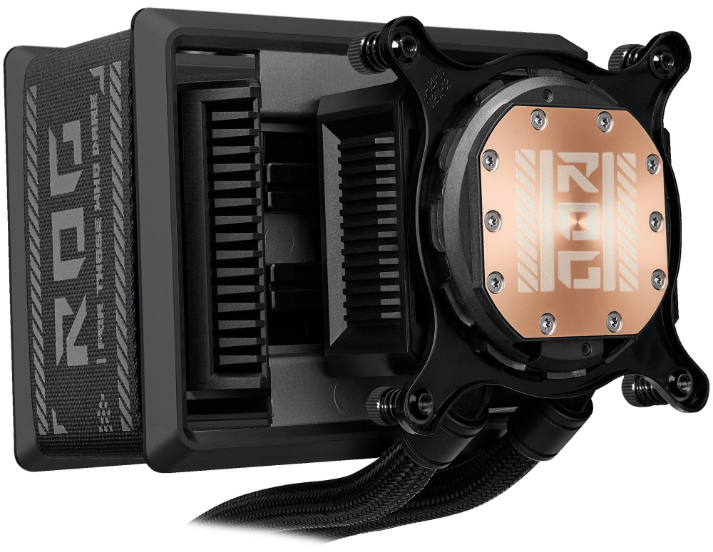 ASUS ROG Ryuo IV SLC 360 ARGB / vodní chlazení / 3x 120mm fan / AM4+AM5 / 1700,1851 / RGB podsvícení / LCD Displej