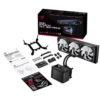 ASUS ROG Ryuo IV SLC 360 ARGB / vodní chlazení / 3x 120mm fan / AM4+AM5 / 1700,1851 / RGB podsvícení / LCD Displej