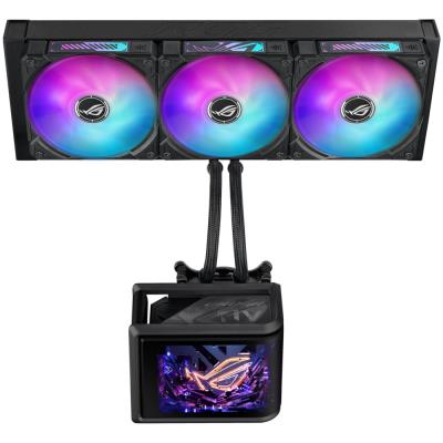 ASUS ROG Ryuo IV SLC 360 ARGB / vodní chlazení / 3x 120mm fan / AM4+AM5 / 1700,1851 / RGB podsvícení / LCD Displej