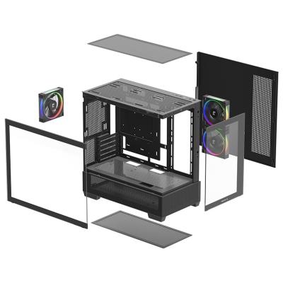 DEEPCOOL skříň CG380 3F černá