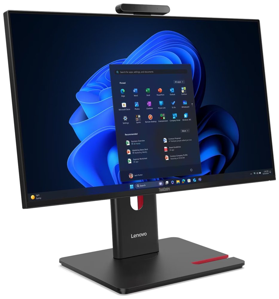 Lenovo  M70a Gen 6/ AiO/ Ultra 5 225T/ 16GB DDR5/ 512GB SSD/ Intel Graphics/ 23,8"FHD,matný/ W11P/ kbd+myš