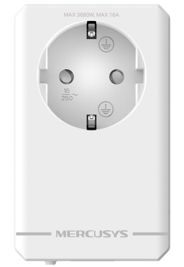 Mercusys MP500P KIT  AV1000 Gigabit Powerline Starter KIT, 1x GLAN, průchozí zásuvka, 2ks v balení