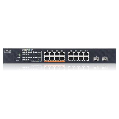 Zyxel XMG1915-18EP, 16-port 2.5GbE, 2 SFP+, 8 x PoE++ 180W  Smart Switch, hybird mode, standalone or NebulaFlex Cloud