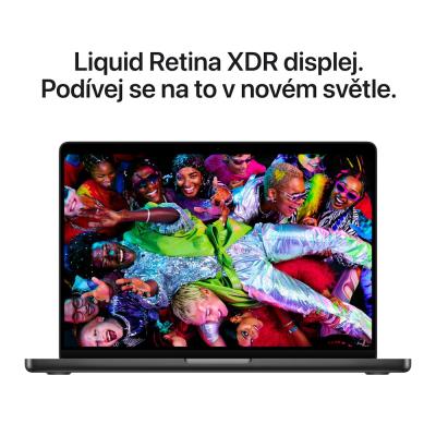 Apple MacBook Pro 14' (2025) / M5 / 10C CPU / 10C GPU / 16GB RAM / 1TB SSD / Vesmírně černý