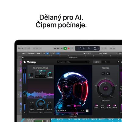 Apple MacBook Pro 14' (2025) / M5 / 10C CPU / 10C GPU / 16GB RAM / 512GB SSD / Stříbrný