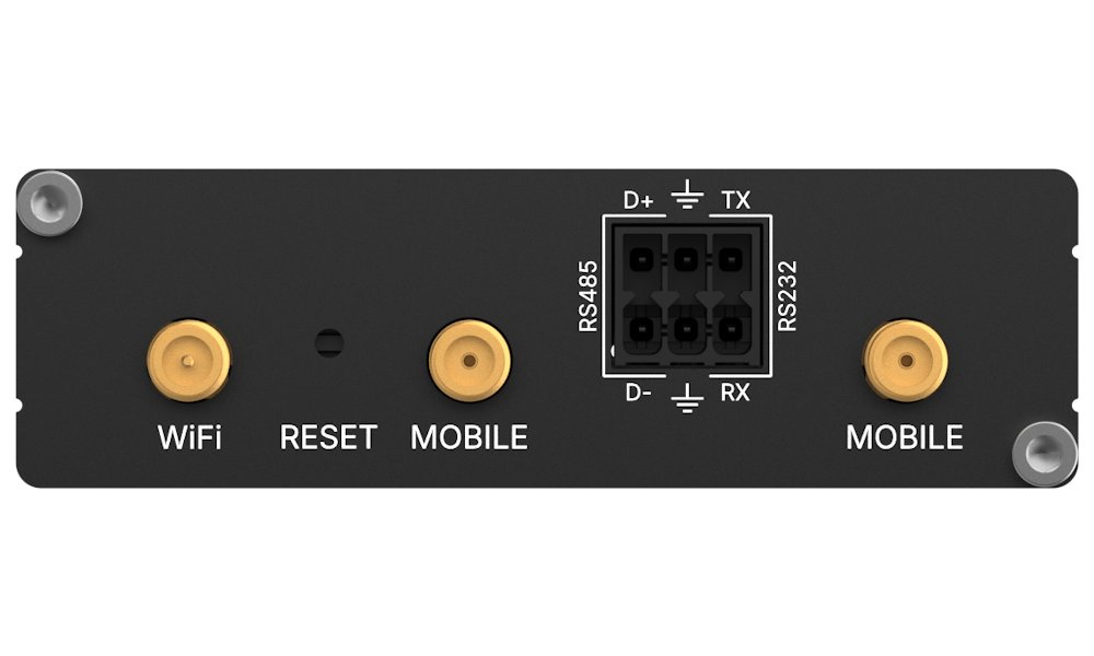 Teltonika RUT276 průmyslový router, dual SIM, Redcap 5G, 1x LAN, 1x WAN, serial RS232/485, WiFi 4
