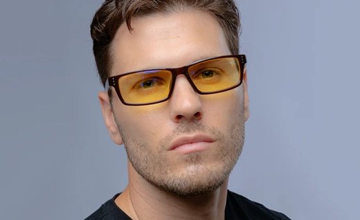 GUNNAR kancelářske/herní brýle  RIOT ONYX jantarová skla BLF 65 GUNNAR focus