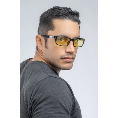 GUNNAR kancelářske/herní brýle  RIOT ONYX jantarová skla BLF 65 GUNNAR focus