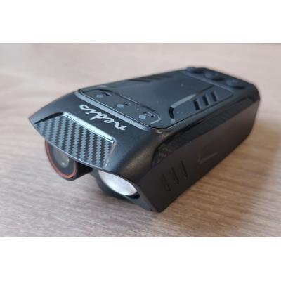 NEDIS multifunkční cyklistická kamera 3v1/ Full HD/ 2Mpix/ LED světlomet/ klakson/ USB-C/ slot micro SD/ černá