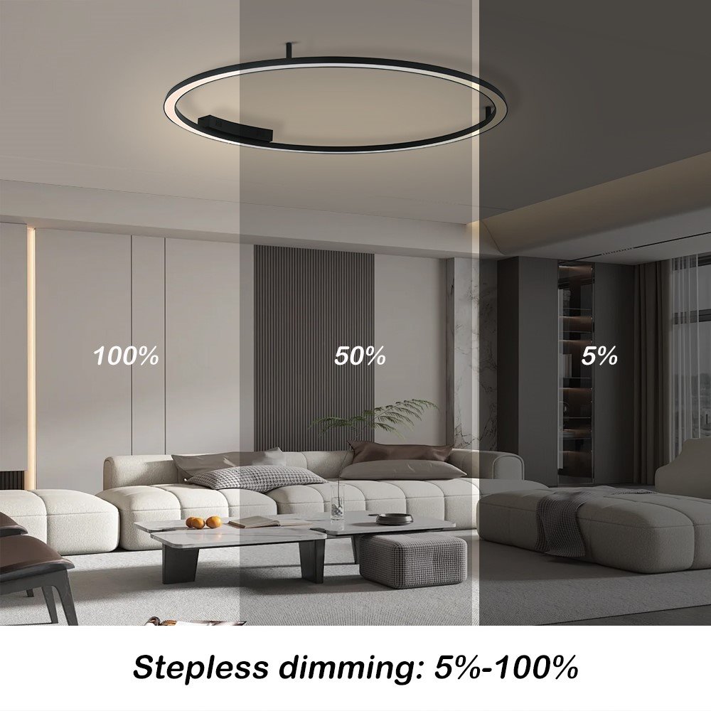 POŠKOZENÝ OBAL - IMMAX NEO FINO SMART nástěnné + stropní svítidlo černé 120cm 72W 4752lm, Zigbee 3.0 s DO, TUYA