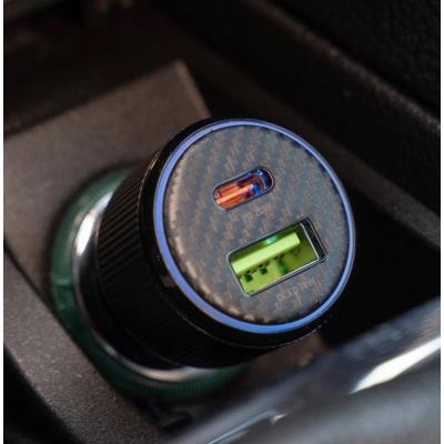 Swissten  Cl Adaptér Usb-C Pd + Usb-A, 38W Černý