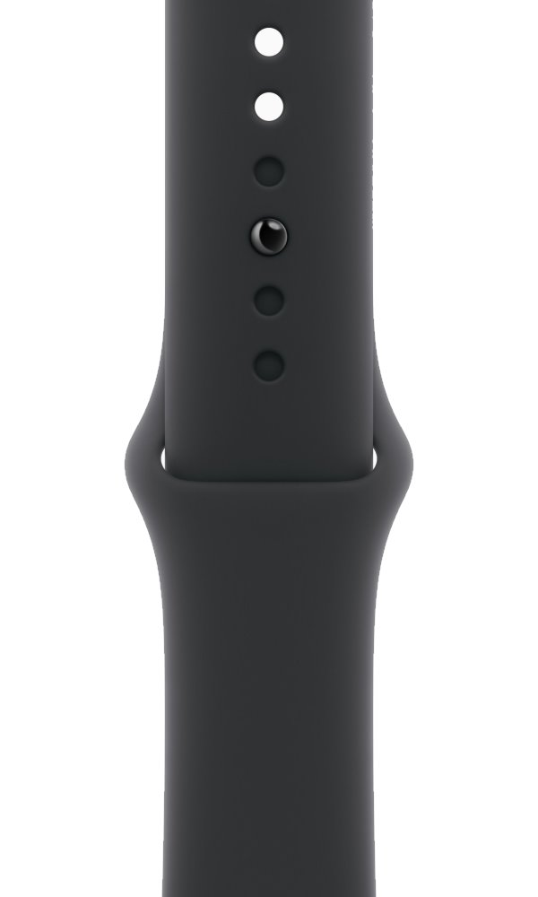 Apple Watch Series 11 42mm Vesmírně šedý hliník s černým sportovním řemínkem - S/M