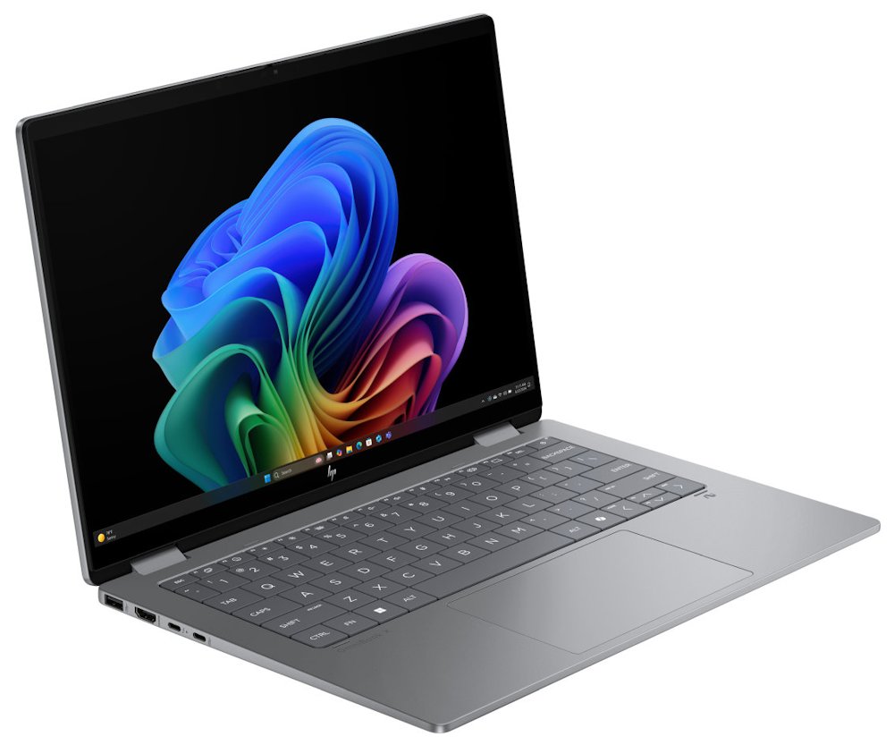 HP OmniBook X Flip AI 14-fm0002nc/ Ultra 7-256V/ 16GB DDR5/ 1TB SSD/ Intel Arc/ 14"WUXGA,OLED,touch/ W11H/ šedý