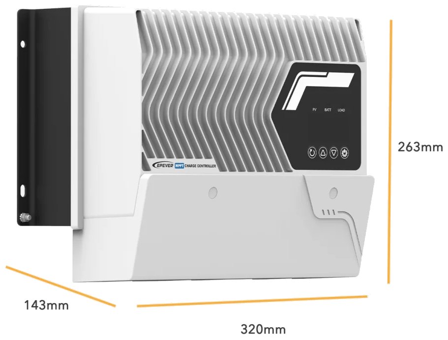 EPEVER IT6420NC G3 solární MPPT regulátor 60A, 12/24/36/48 V, vstup 200V