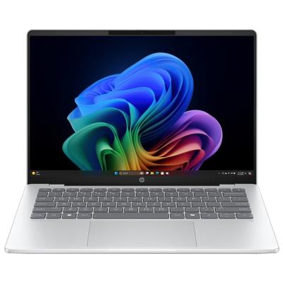 HP Omnibook 5 AI 14-he0002nc/ SD-X1P-42-100/ 32GB DDR5/ 1TB SSD/ Qualcomm Adreno GPU/ 14"WUXGA,OLED,touch/ W11H/stříbrný