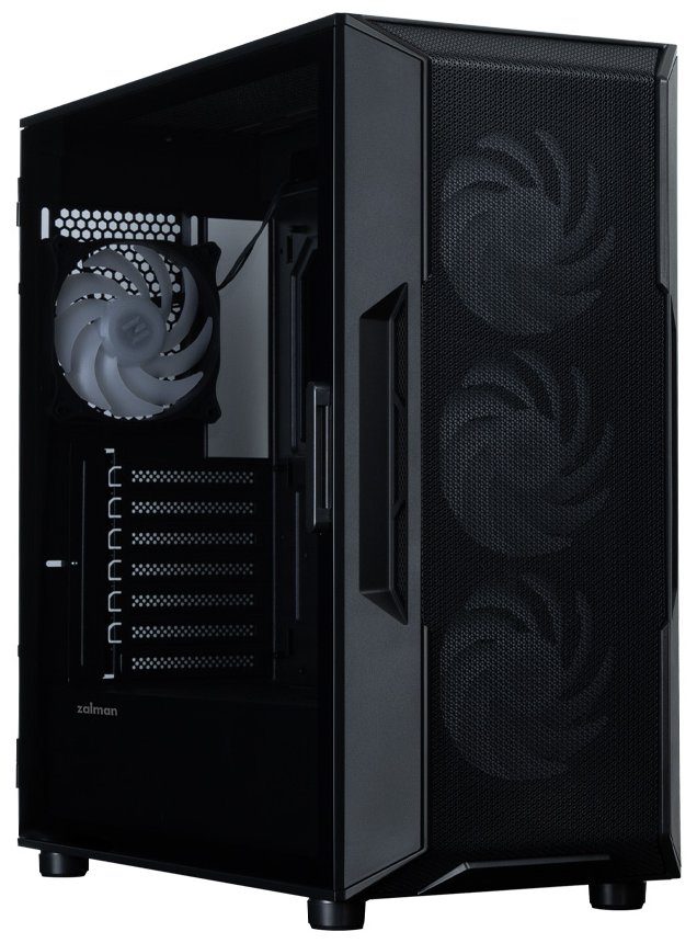 Zalman skříň i3 Neo ARGB V2 Black / ATX / 4x120mm ARGB Fan / 2xUSB 3.0 / černá
