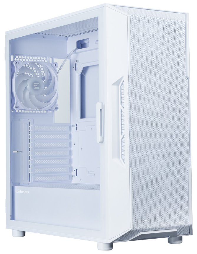 Zalman skříň i3 Neo ARGB V2 White / ATX / 4x120mm ARGB Fan / 2xUSB 3.0 / bílá