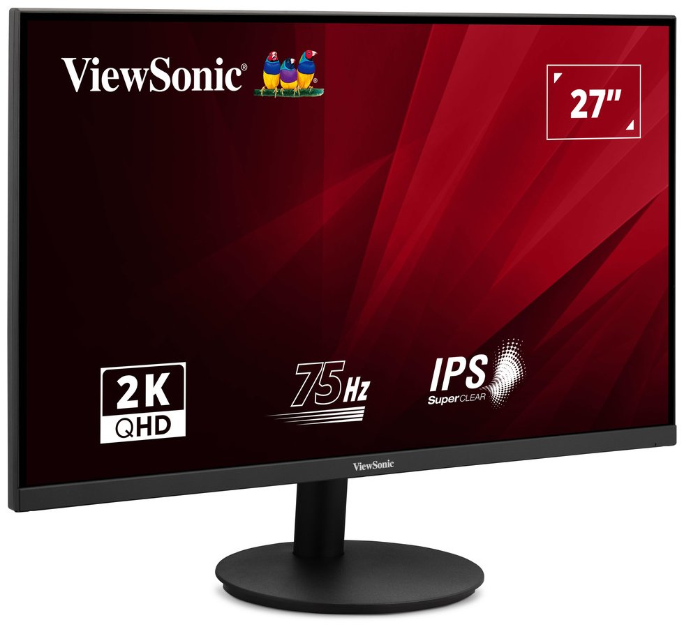 ViewSonic VA2708-2K-HD-2 27" 16:9  (27") 2560 x 1440 SuperClear® IPS Monitor 75Hz with 2 HDMI, DisplayPort