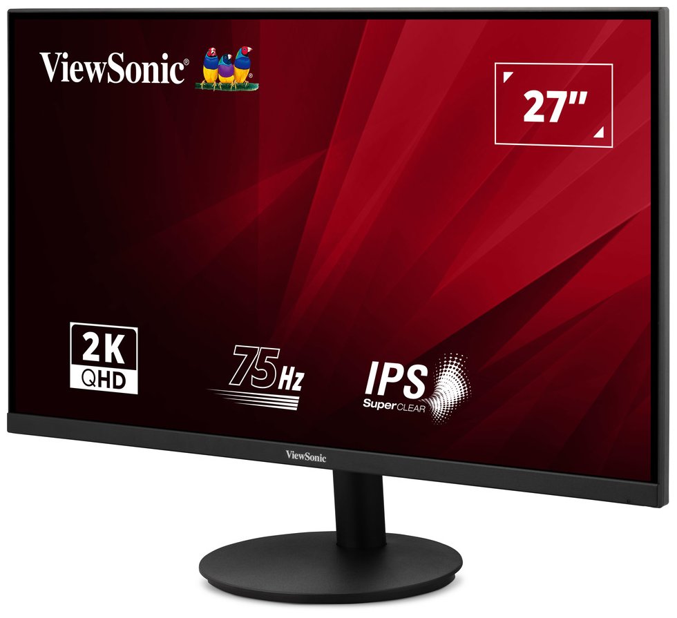 ViewSonic VA2708-2K-HD-2 27" 16:9  (27") 2560 x 1440 SuperClear® IPS Monitor 75Hz with 2 HDMI, DisplayPort