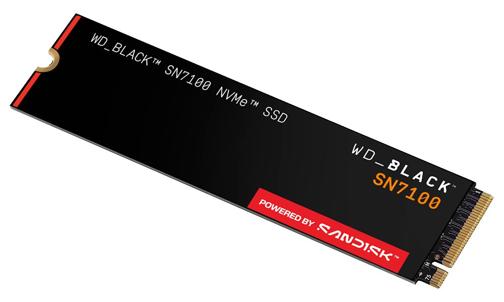 WD_Black SN7100 4TB SSD Powered by SANDISK / NVMe M.2 PCIe Gen4 / Interní / M.2 2280