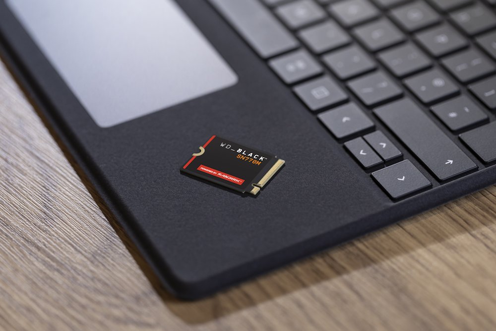 WD SSD Black SN770M 500GB / WDS500G3X0G / NVMe M.2 PCIe Gen4 / Interní / M.2 2230