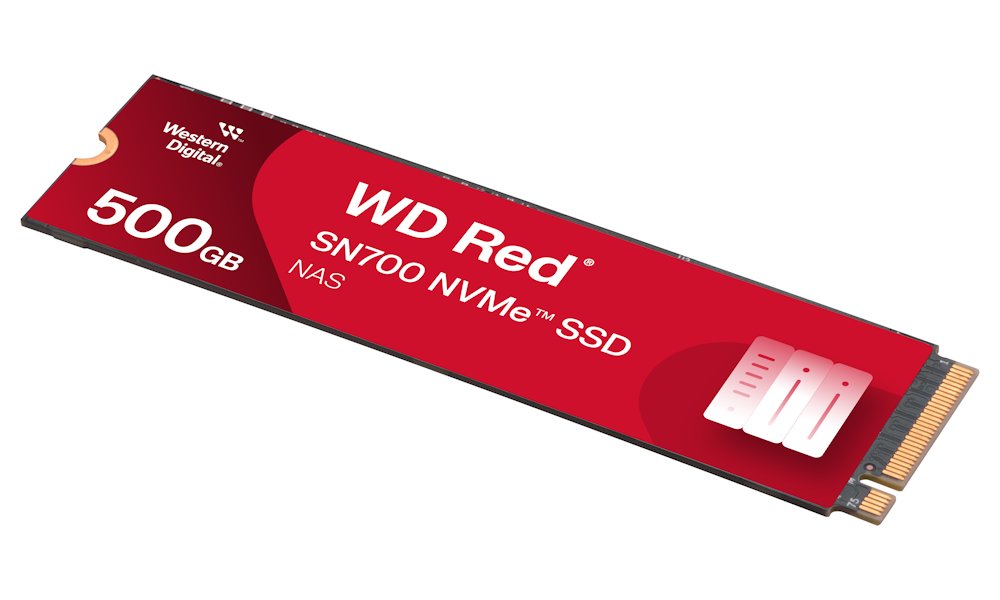WD SSD RED SN700 500GB / WDS500G1R0C / NVMe M.2 PCIe Gen3 / Interní / M.2 2280