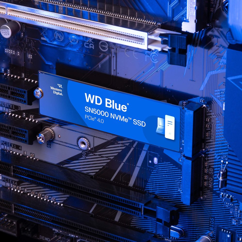 WD Blue SN5000 2TB / WDS200T4B0E / NVMe M.2 PCIe Gen4 / Interní / M.2 2280