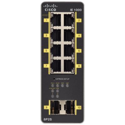 Cisco IE-1000-8P2S-LM průmslový switch řízený   8x 10/100/1000 (PoE+) + 2 x 1000Base-X SFP (uplink)
