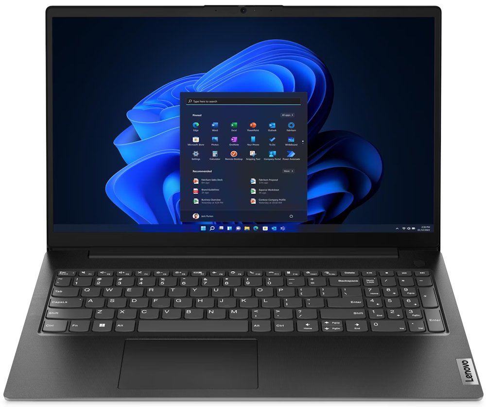 Lenovo V15 G5 AMN/ Ryzen 3 7320U/ 16GB DDR5/ 512GB SSD/ AMD Radeon 610M/ 15,6"FHD,matný/ bez OS/ černý