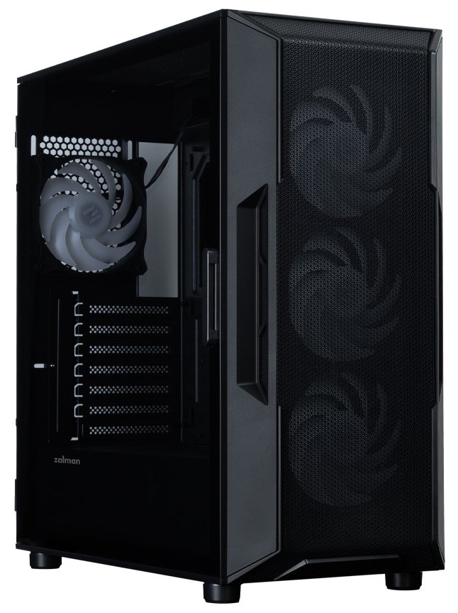 Zalman skříň i3 Neo V2 Black / ATX / 4x120mm RGB Fan / 2xUSB 3.0 / černá