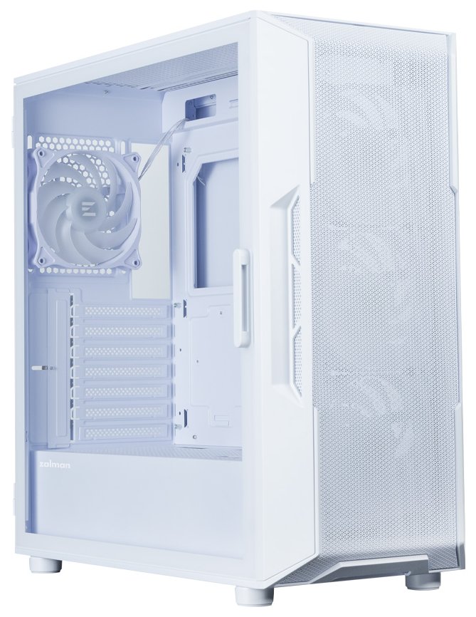 Zalman skříň i3 Neo V2 White / ATX / 4x120mm RGB Fan / 2xUSB 3.0 / bílá