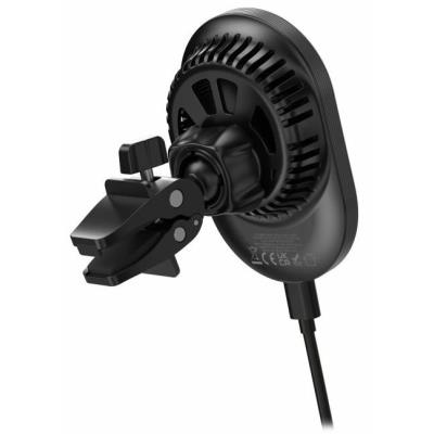 Swissten Magnetický Držák Do Ventilace Auta  Magride S Bezdrátovým Nabíjením Qi2 15W (Kompatibilní S Magsafe)