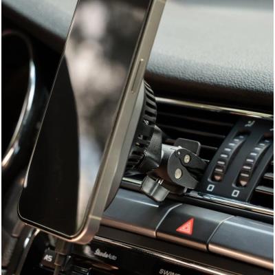 Swissten Magnetický Držák Do Ventilace Auta  Magride S Bezdrátovým Nabíjením Qi2 15W (Kompatibilní S Magsafe)
